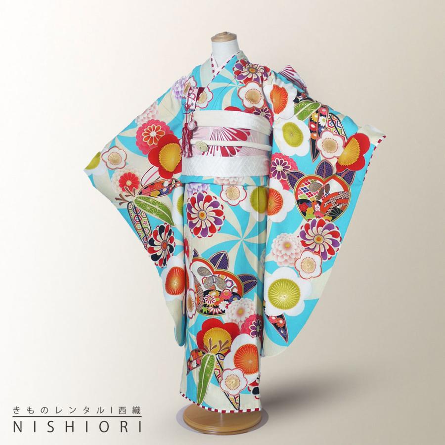 割引クーポン 七五三着物 7歳女の子 着物帯セット JAPAN STYLE - 和服