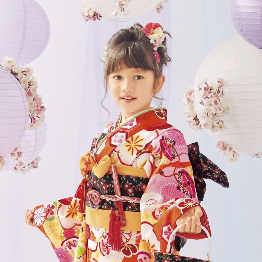 NISHIORI 式部浪漫 レンタル商品 7歳の七五三 女の子 四つ身 着物 帯