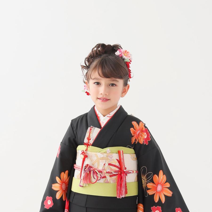 NISHIORI KAGURA レンタル商品 7歳の七五三 女の子 四つ身 着物 帯