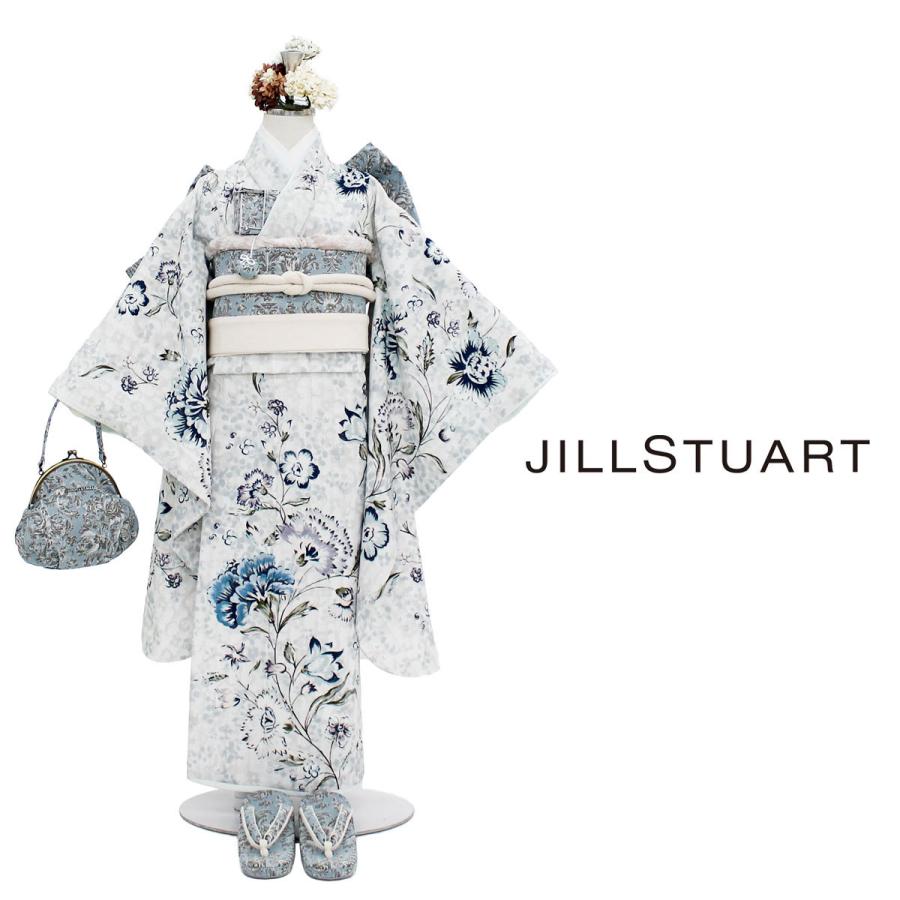 JILLSTUART レンタル 7歳の七五三 女の子 四つ身 着物 帯 フルセット 貸衣装 七歳 ジルスチュアート 青 白｜kimono-cafe｜03