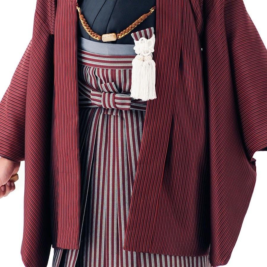 花わらべ ジュニア 羽織 袴 レンタル 小学生 卒業式 貸衣装 七五三 子供 男児 セット 往復送料無料 黒 格子柄 紋付き NISHIORI 花わらべ ジュニア 羽織 袴 レンタル商品 小学生 卒業式 貸