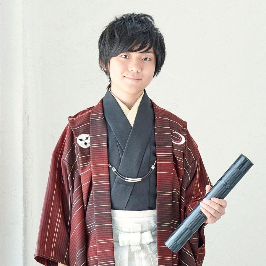 九重 ジュニア レンタル 羽織 袴 小学生 卒業式 貸衣装 七五三 子供 男児 セット 往復送料無料 紋付き NISHIORI 九重 ジュニア レンタル商品 羽織 袴 小学生 卒業式 貸衣装