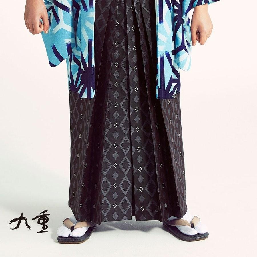 小学生 着物 ジュニア 男児 羽織 袴 レンタル 往復送料無料 九重ブランド 卒業式 貸衣装 青 白 黒 麻の葉 NISHIORI 爆買 小学生 着物 ジュニア 男児 羽織 袴 レンタル商品 往復