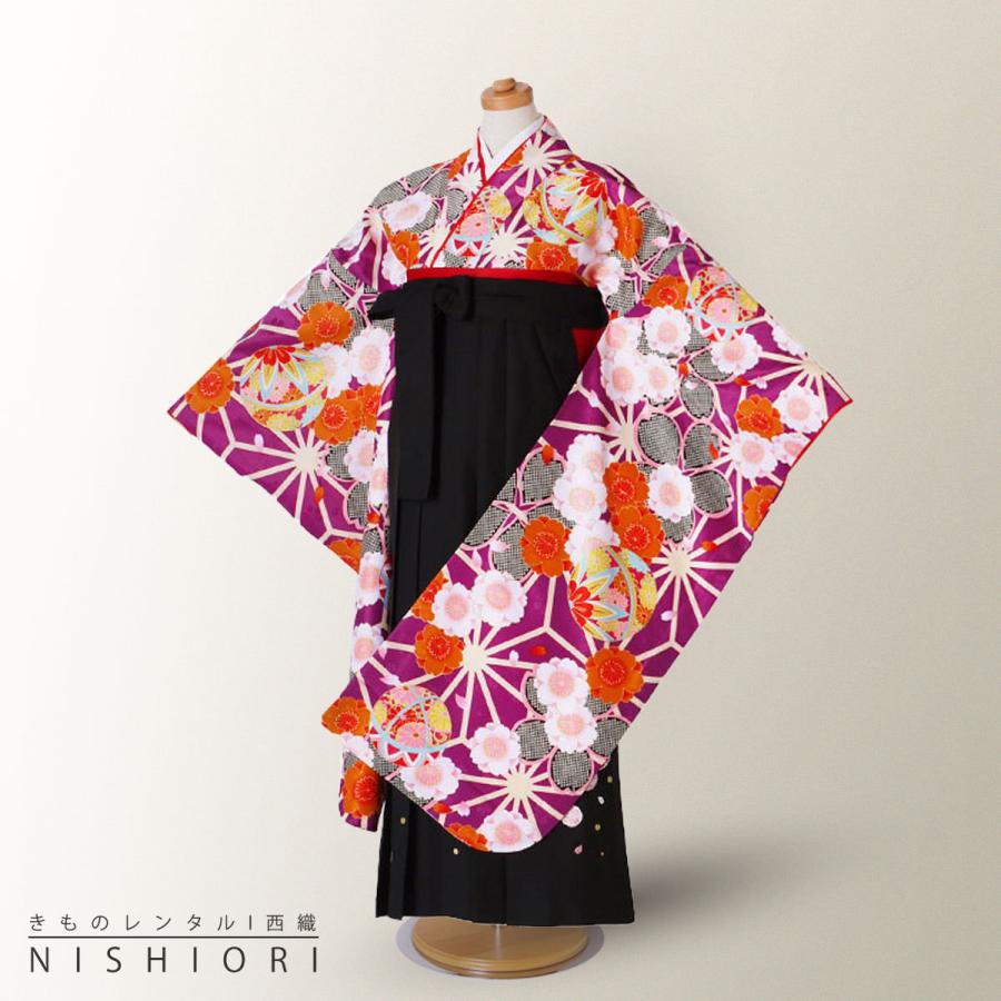 NISHIORI 小町kids ジュニア キッズ 着物 袴 レンタル商品 往復送料