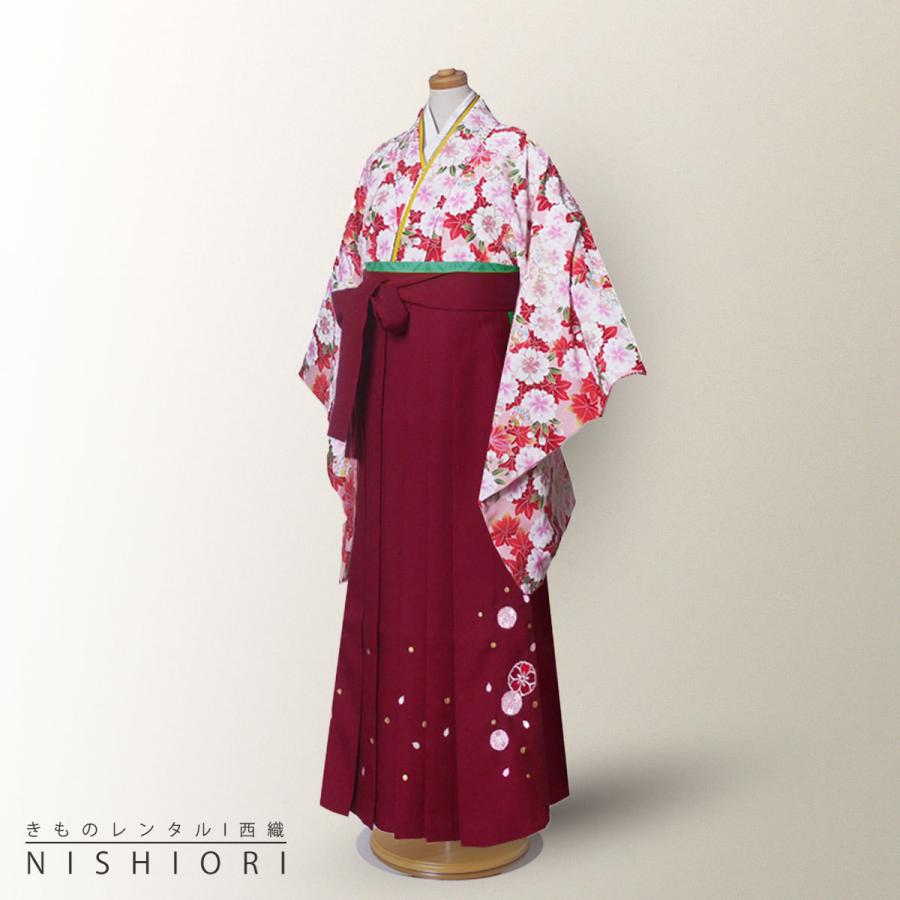 NISHIORI ジュニアサイズ 二尺袖 着物 袴 レンタル 往復送料無料 貸