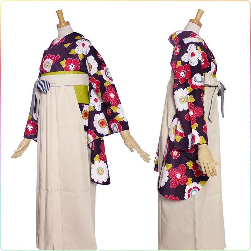 NISHIORI 二尺袖 着物 袴 ジュニアサイズ レンタル商品 紅一点