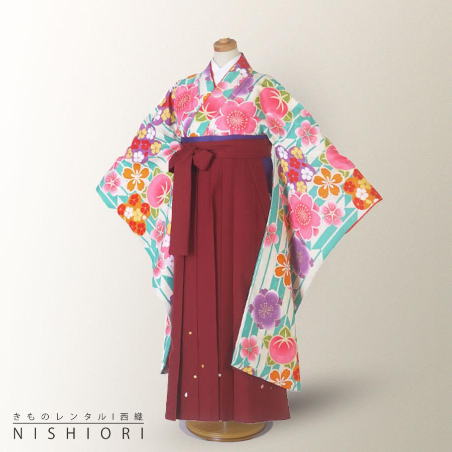 卒業式 二尺袖 ジュニア 着物 レンタル 小町kids 袴 往復十三参り 貸衣装 小学生 赤 矢羽 青 刺繍 ブーツ選択可 NISHIORI 卒業式 二尺袖 ジュニア 着物 レンタル商品 小町kids 袴 往復