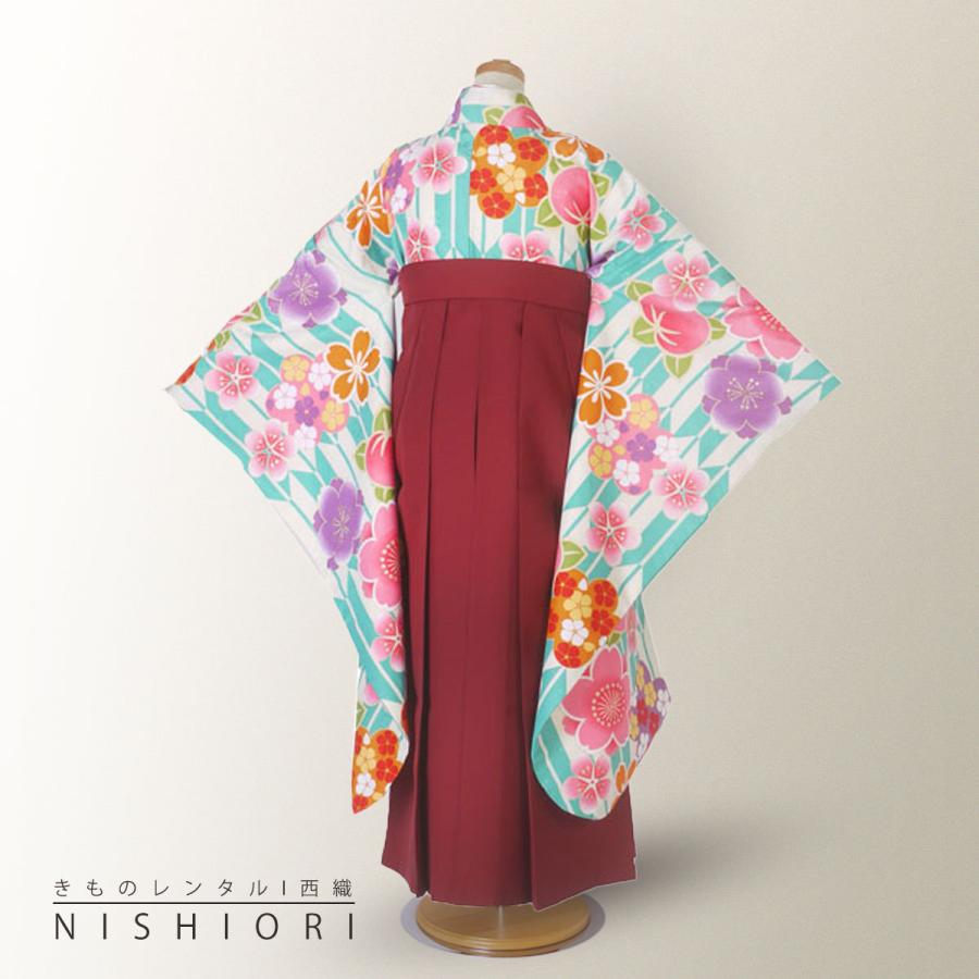 NISHIORI 卒業式 二尺袖 ジュニア 着物 レンタル商品 小町kids 袴 往復