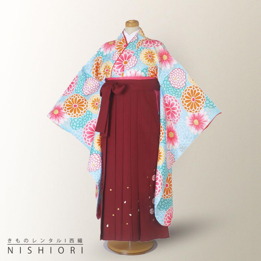 NISHIORI 卒業式 二尺袖 ジュニア 着物 レンタル商品 小町kids 袴 往復