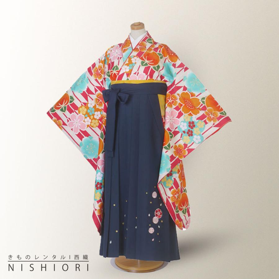 NISHIORI 卒業式 二尺袖 ジュニア 着物 レンタル商品 小町kids 袴 往復