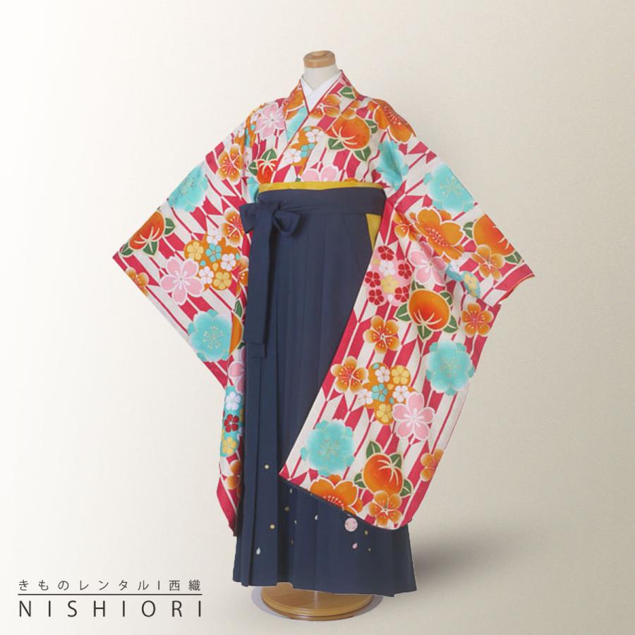 NISHIORI 卒業式 二尺袖 ジュニア 着物 レンタル商品 小町kids 袴 往復