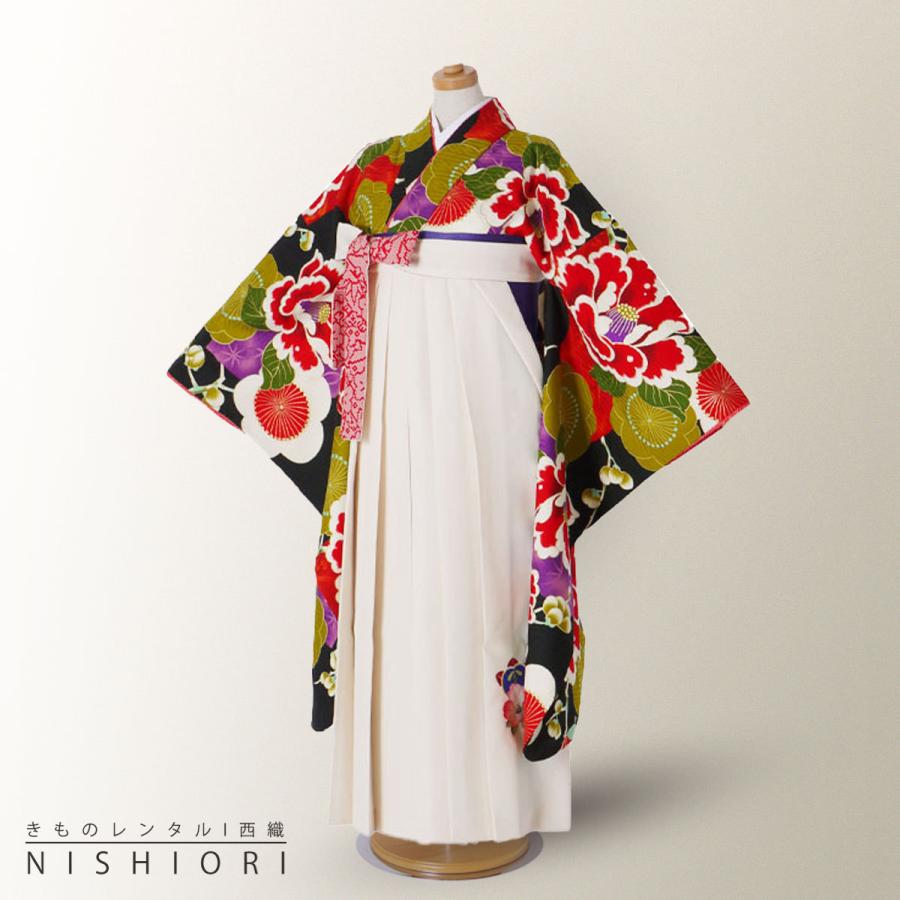 九重 ジュニア サイズ ブランド 二尺袖 着物 袴 レンタル 往復貸衣装 卒業式 ジュニア 小学生 対応 白 ベージュ 青 ブーツ選択可 NISHIORI ジュニア 二尺袖 着物 袴 レンタル商品 九重 ブランド 往復
