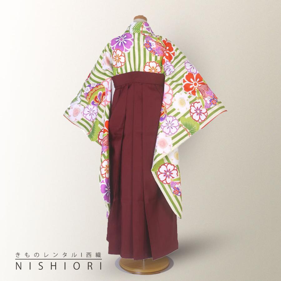 NISHIORI 卒業式 二尺袖 ジュニア 着物 レンタル商品 袴 往復送料無料