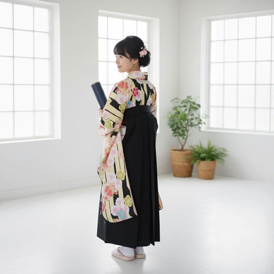 NISHIORI 【レンタル】ジュニア 着物 袴 フルセット 【袴SSサイズ