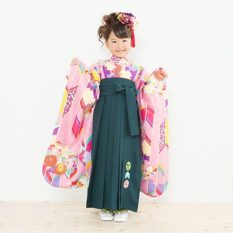 NISHIORI 卒園用 小町kids 女児 着物 袴 レンタル商品 110cm 120cm 貸