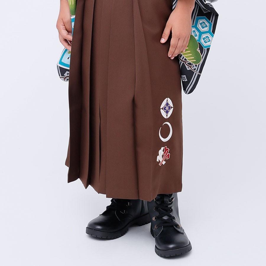 NISHIORI 卒園用 小町kids 男児 着物 と 袴 フルセット 貸衣装