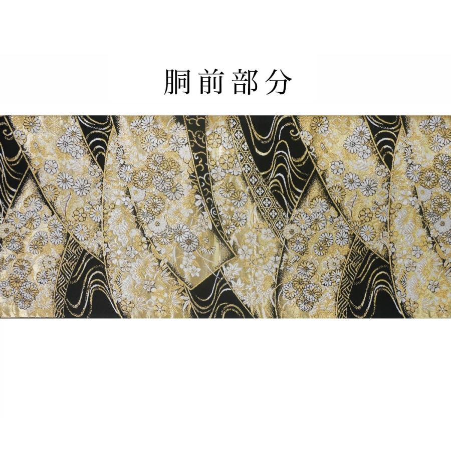 NISHIORI 爆買 袋帯 豪華 古典柄 金 黒 松竹梅 西陣織 大光織物 留袖用