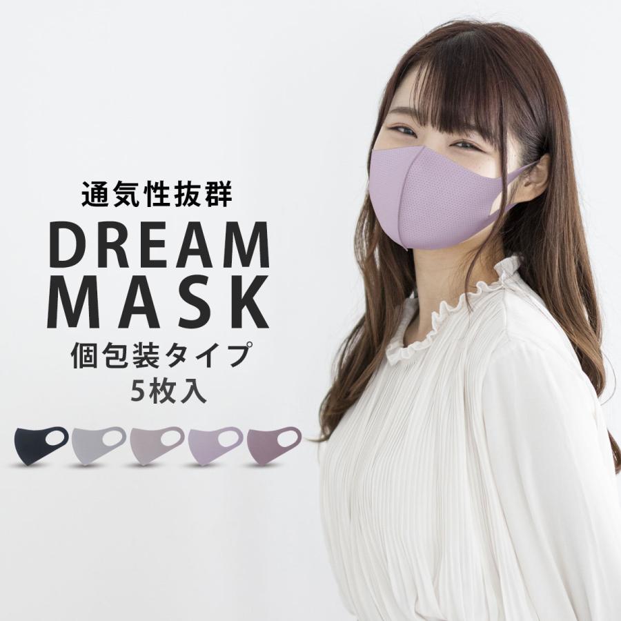 NISHIORI DREAM MASK 立体 マスク 5枚入り メッシュ 厚手生地 通気性