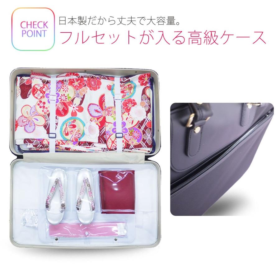 NISHIORI 爆買 日本製 高級 袴ケース着物バッグ 大容量 舞台等 和装