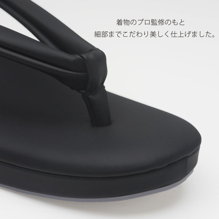 喪服 フォーマル用 黒草履 レディース 艶消しマット調 ブラックフォーマル 【Sサイズ/Mサイズ/Lサイズ/LLサイズ】【22.5cm23.5cm24.5cm25.5cm】日本製 NISHIORI 喪服 フォーマル用 黒草履 レディース 艶消しマット調