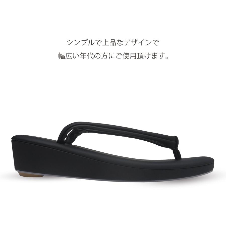 NISHIORI 喪服 フォーマル用 黒草履 レディース 艶消しマット調