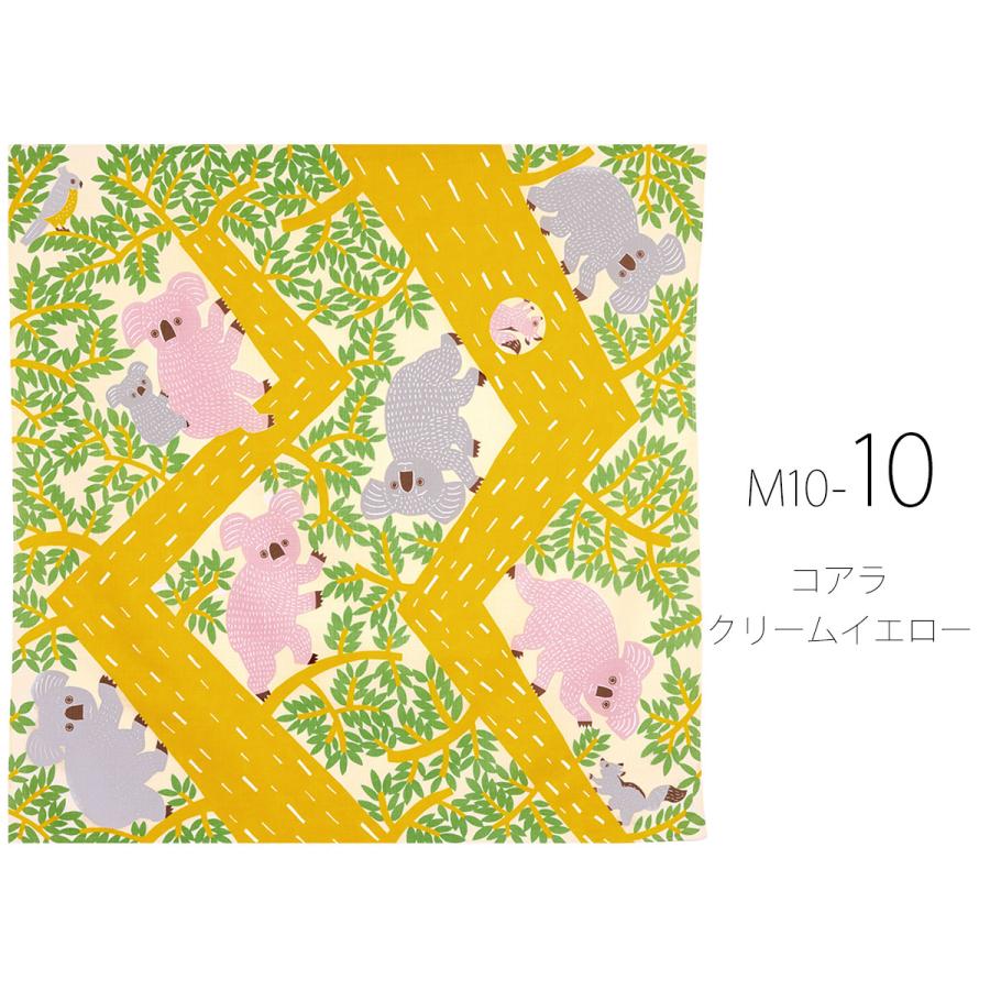 むす美 katakata 動物 ふろしき COTTON100% 風呂敷 大判 エコバッグ