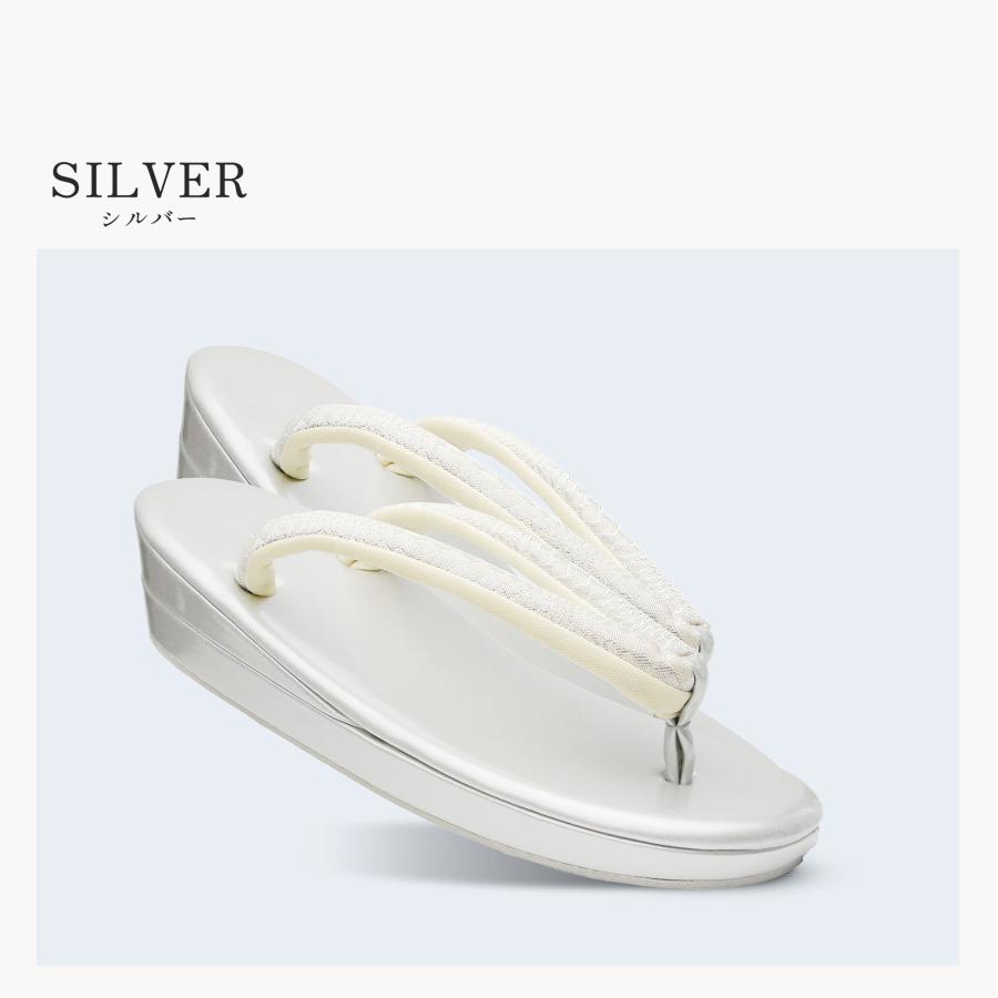 NISHIORI 市松の鼻緒の フォーマル 草履 レディース 選べる 2色 5