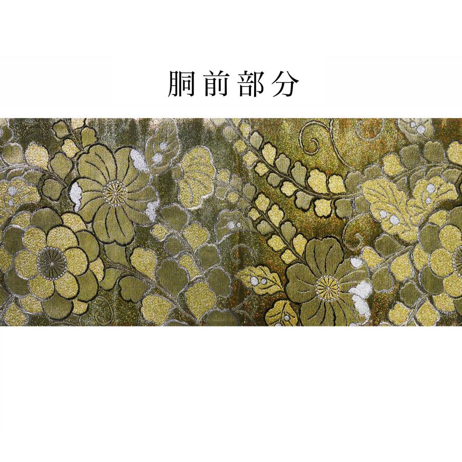 NISHIORI 西陣 帯 袋帯【花柄 ゴールド 辻ヶ花風】 西陣織 お NISHIORI 西陣 帯 袋帯【花柄 ゴールド 辻ヶ花風】 西陣織 お