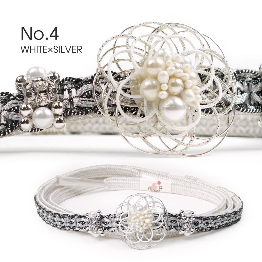 NISHIORI 約4.5cmのチャームがインパクト大! 振袖用 帯締め 正絹 帯〆