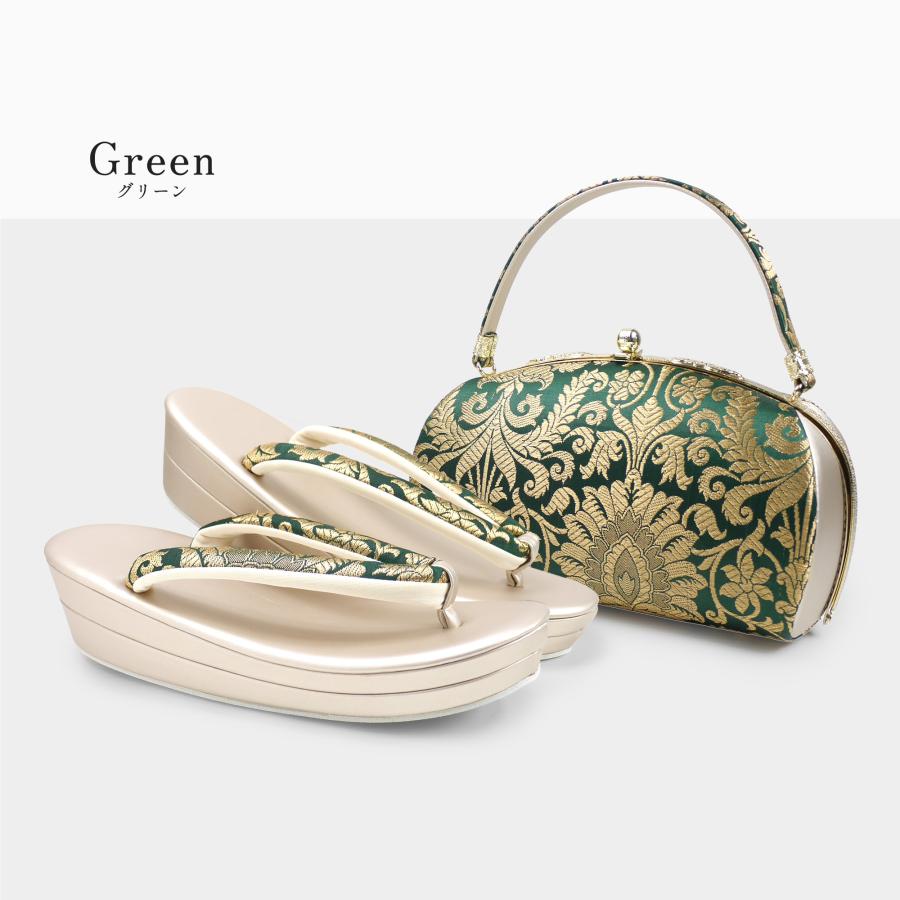 沙織　花柄刺繍 草履バックセット 楽天市場】成人式 草履バックセット 振袖 バッグ 草履 草履
