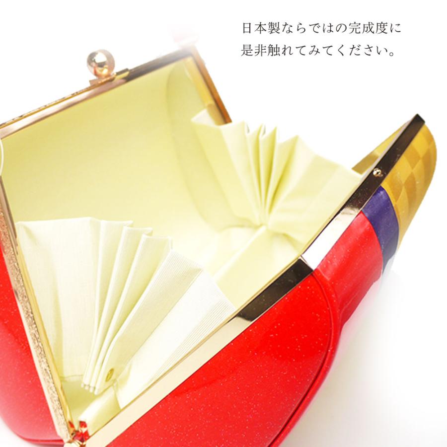 草履バッグセット 振袖用 草履 レディース サテン×エナメル 24.5cm