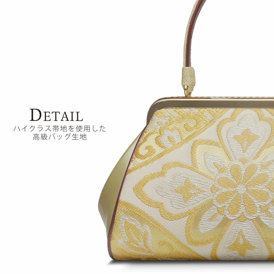 日本製　高級振袖用　正絹帯地使用　草履バッグセット　フリーサイズ NISHIORI 草履バッグセット フォーマル 高級 ハイクラス 正絹 帯地