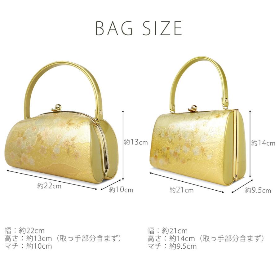 NISHIORI エナメル 草履バッグセット ゴールド フォーマル用