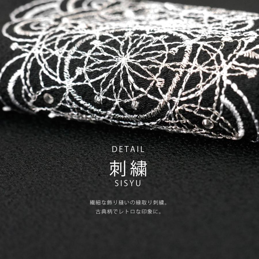 NISHIORI 金銀 刺繍 半衿 豪華 華やか 洋風和柄 ラインストーン NISHIORI 金銀 刺繍 半衿 豪華 華やか 洋風和柄 ラインストーン