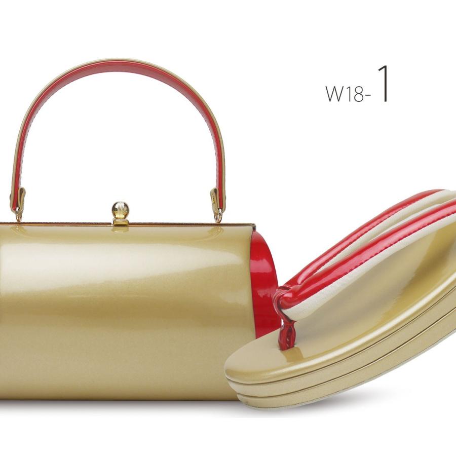 草履バッグセット シンプル モノトーン 振袖用 2枚芯の高級仕様の草履