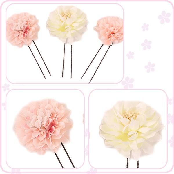 髪飾り 成人式 花 振袖 浴衣 袴 豪華3点セット 白 ピンク 薄ピンク 小さい おしゃれ 小さい かんざし 髪型 ヘアスタイル ヘアアレンジ ドライフラワー 9gy1154 9gy1154 着物ちどり 通販 Yahoo ショッピング