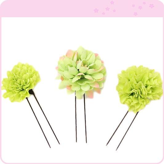 髪飾り 浴衣 成人式 振袖 袴 豪華3点セット 花 黄緑 緑 ピンク 小さい おしゃれ かんざし ヘッドドレス 結婚式 パーティー かわいい お洒落 レトロ 9gy3744 9gy3744 着物ちどり 通販 Yahoo ショッピング