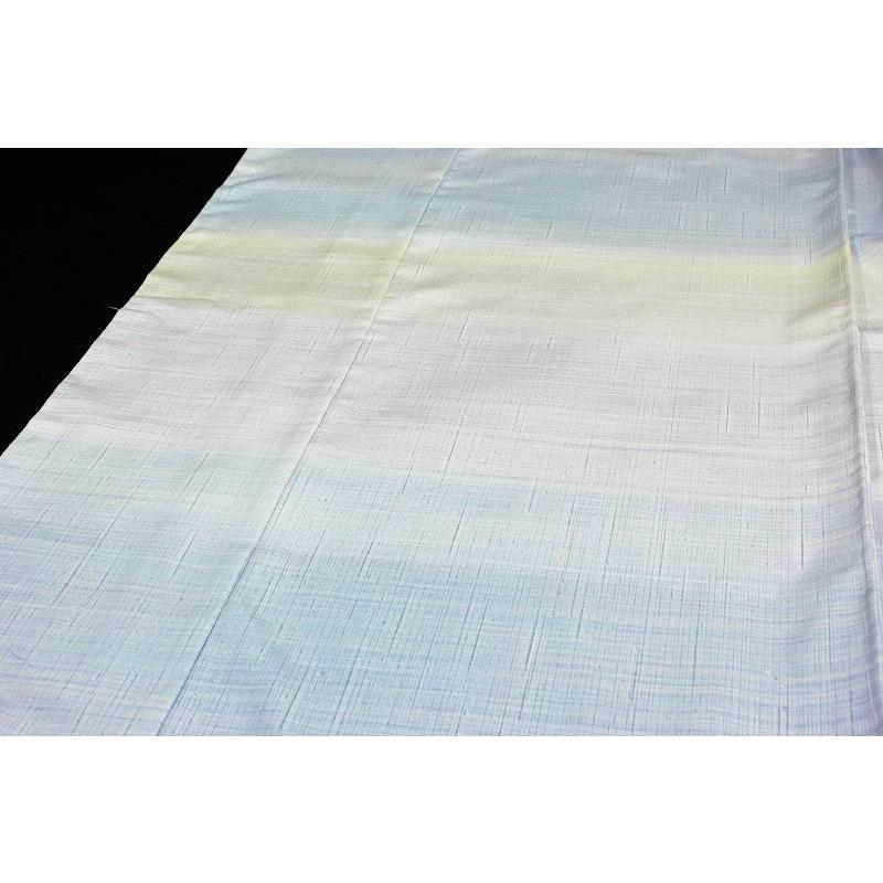 在庫処分 紫根染 結城紬 本草木染め シケ引き 文様 正絹 真綿紬 極上の