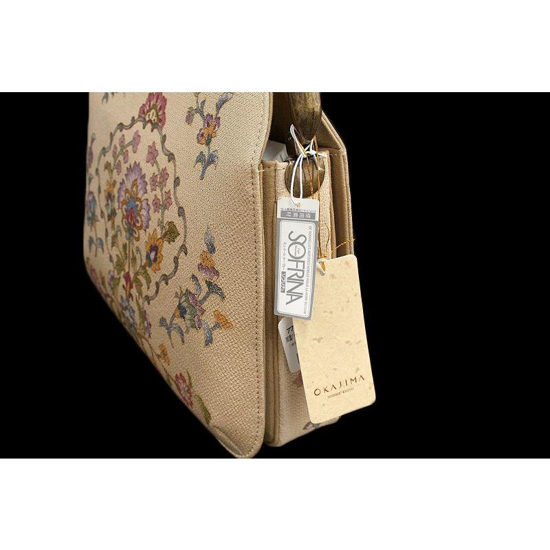 OKAJIMA 岡重 和装 ハンドバッグ フォーマル ベージュ 楽天市場】呉服屋 岡重謹製 草履バッグセット フォーマル 高台