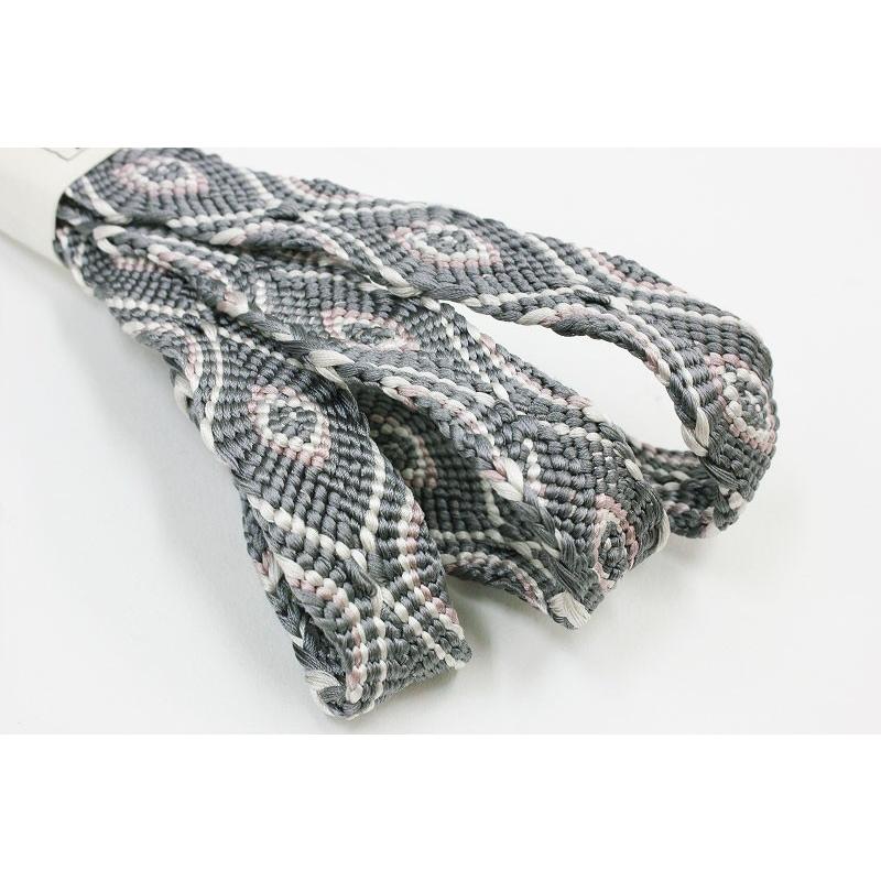 平和屋着物○極上 有職組紐道明 帯締め 冠組 黒色 宮内庁御用 国立