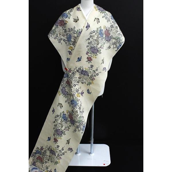 着物 反物 新品 ひらぎの紬 紅型 最終、さらにお値下げしました！｜紬