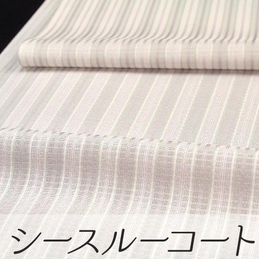 シースルーコート スリーシーズン 雨コート 塵除け 薄ピンク 薄グレー  