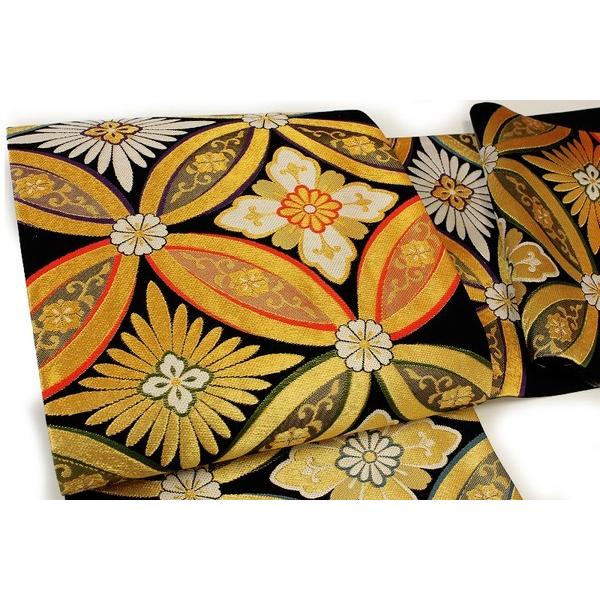 在庫処分 成人式 豪華 振袖8点セットからし色地辻が花模様 和装 着物  