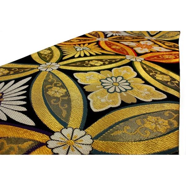 在庫処分 成人式 豪華 振袖8点セットからし色地辻が花模様 和装 着物  