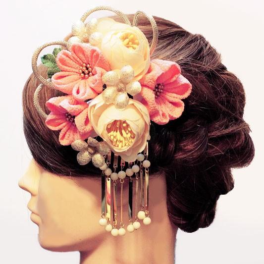 髪飾り 成人式 花 振袖 浴衣 夏祭り 袴 2点セット ピンク 桜色 ビラ簪 かんざし 簪 和装 髪型 ヘアスタイル ヘアアレンジ ドライフラワー Sc29 Sc29 着物ちどり 通販 Yahoo ショッピング