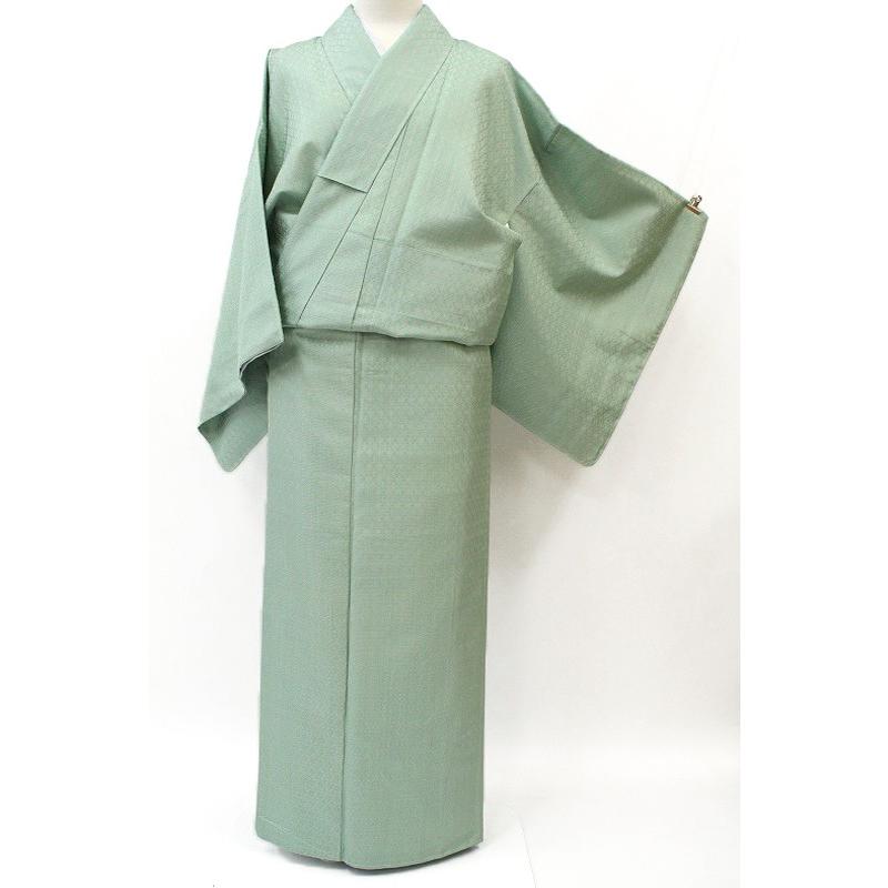 状態良し お仕立て上がり 野蚕糸 ゴールデンムガ 袷 紬 着物