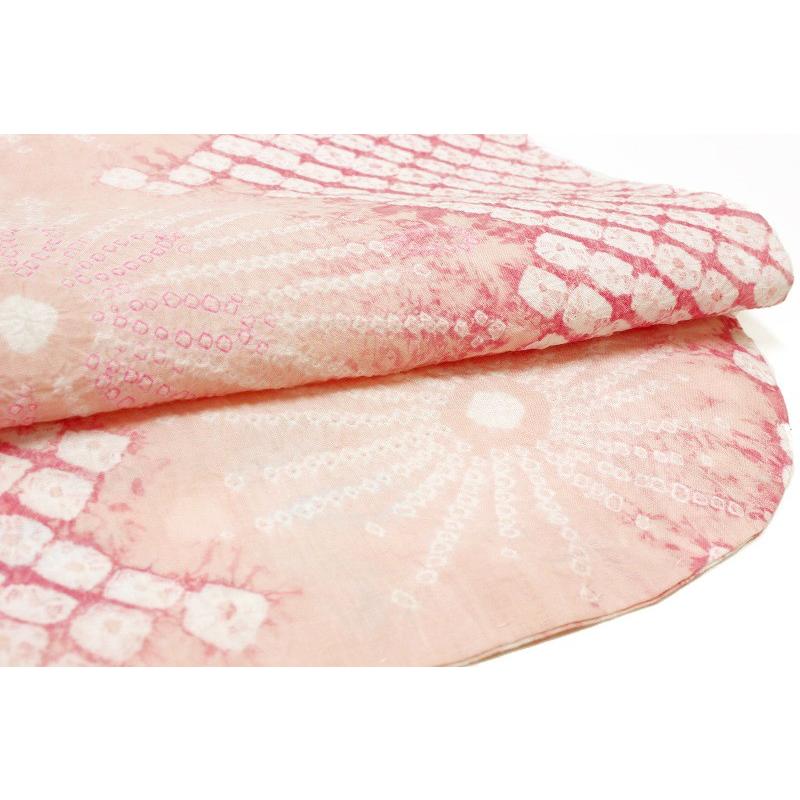 浴衣 本場有松絞り ピンク色 桜色 花火 木綿 伝統工芸品 鳴海 浴衣 本場有松絞り ピンク色 桜色 花火 木綿 伝統工芸品 鳴海