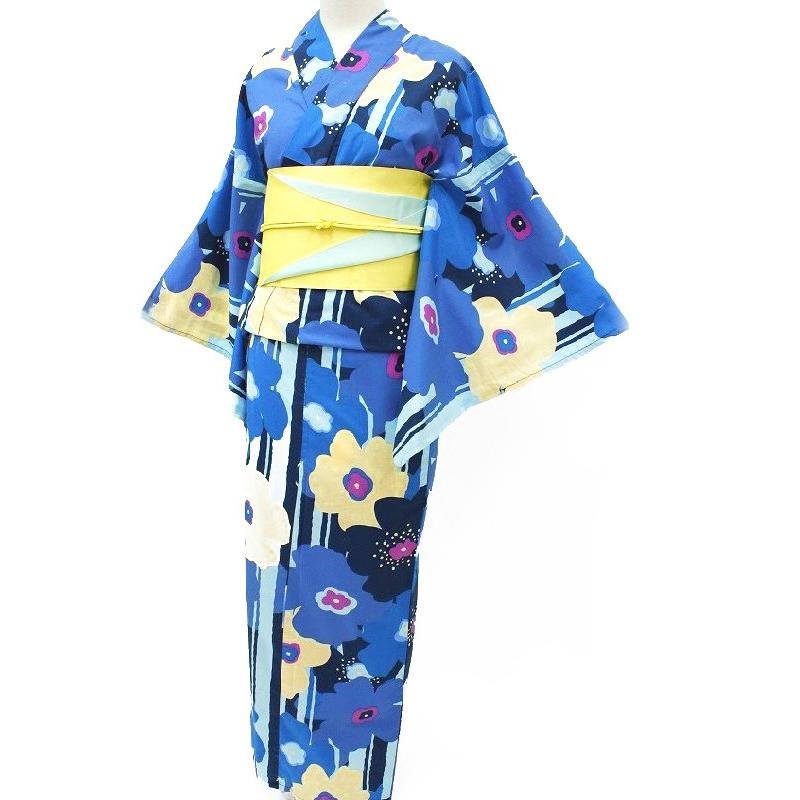 浴衣 さんび レディースMサイズ　クリーニング済み 浴衣 さんび レディースMサイズ クリーニング済み