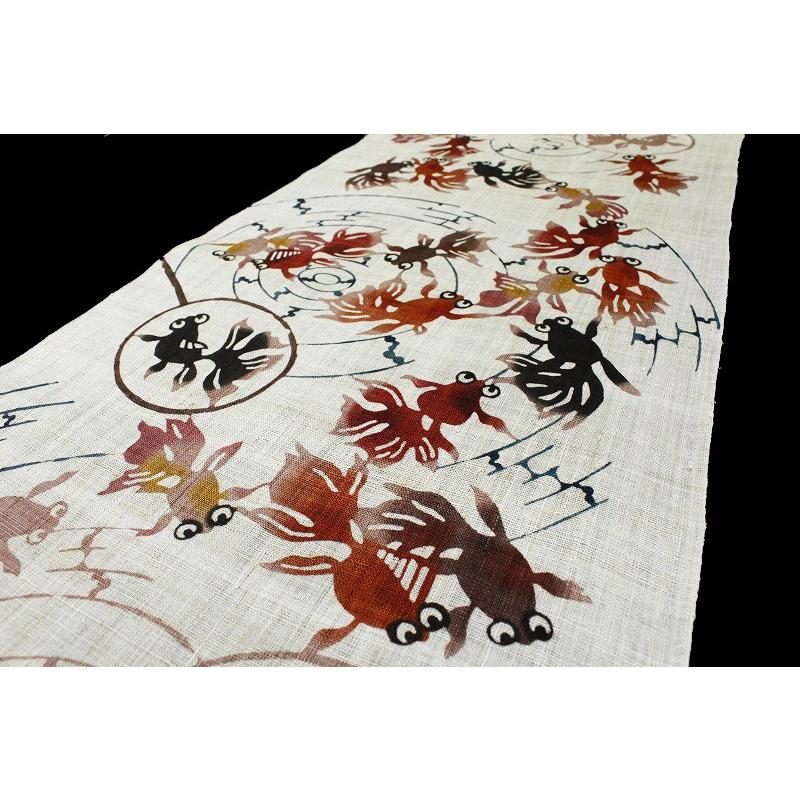 正絹栗山工房栗山七三郎雪輪文様浜ちりめん9寸名古屋