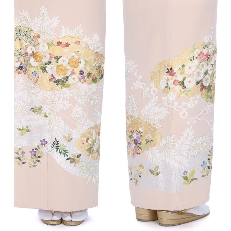 色留袖レンタル 吉澤友禅 正絹 miit-173 結婚式 披露宴 パーティー 式典 表彰式 お呼ばれ 食事会 列席 親族 姉 妹 着物 衣装 衣裳 高級 五つ紋 フルセット 披露宴 式典 親族 ／